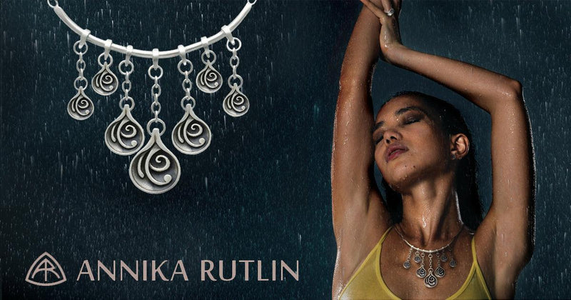 Annika Rutlin sterling silver reversable Monsoon collection