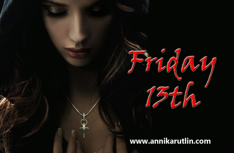 Annika Rutlin jewellery silver cross Friday 13th