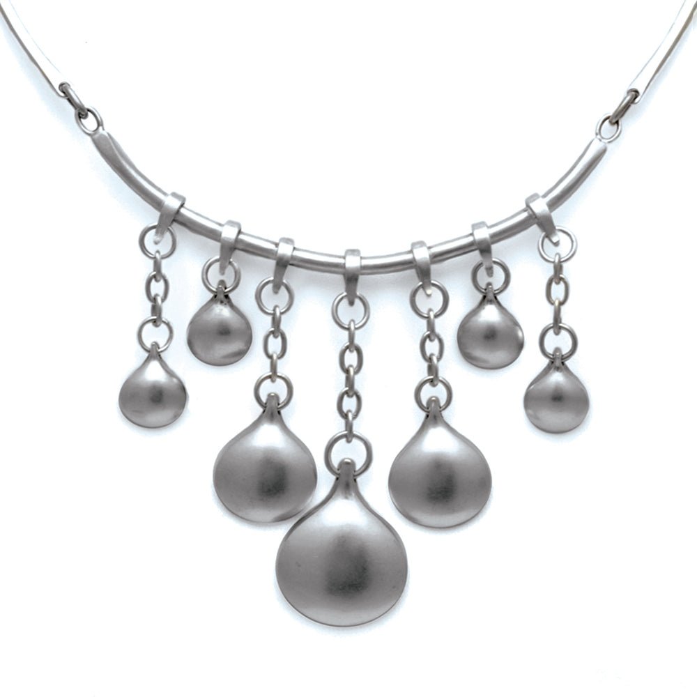 MN54 Monsoon Seven Drop Reversible Three Part Torc Necklace - Annika Rutlin