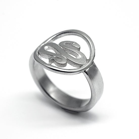 Year of the Snake Silver ring YRS - RG8 - Annika Rutlin