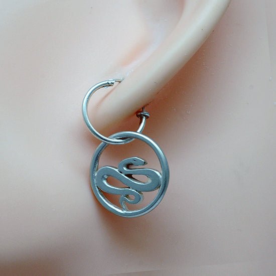 Year of the Snake hoop earrings YRS - E10 - Annika Rutlin
