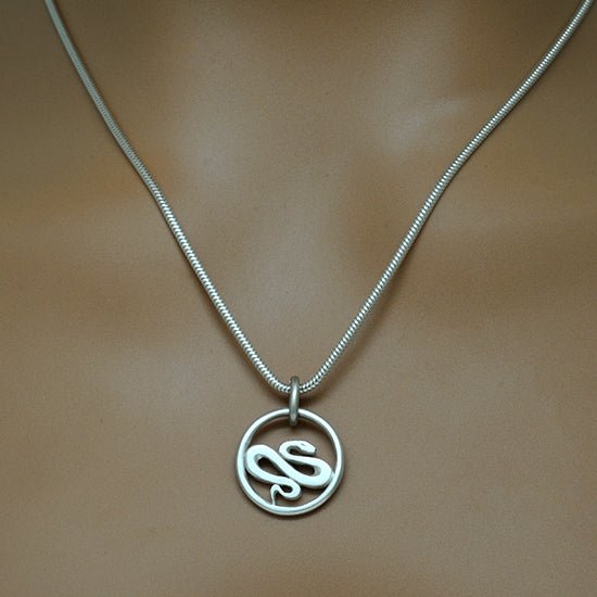 Year of the Snake silver pendant on snake chain YRS - NS2 - Annika Rutlin