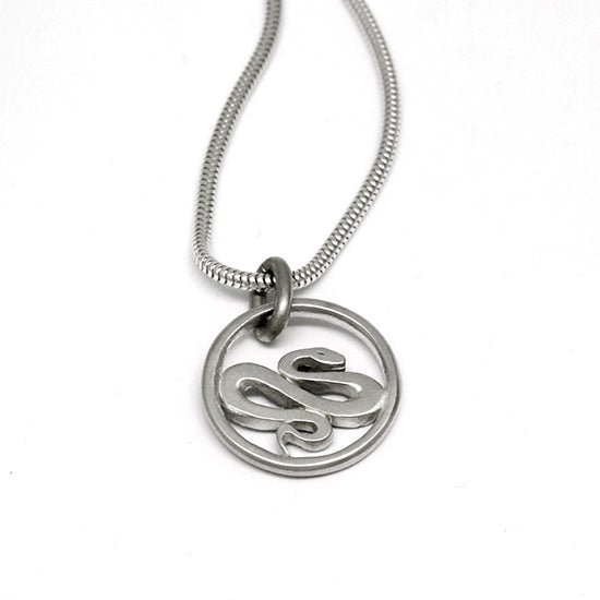 Year of the Snake silver pendant on snake chain YRS - NS2 - Annika Rutlin