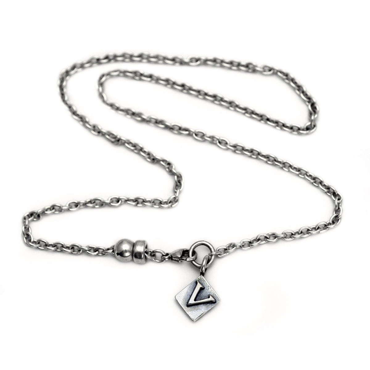 Alphabet Single Charm Letter Necklace ALN - Annika Rutlin