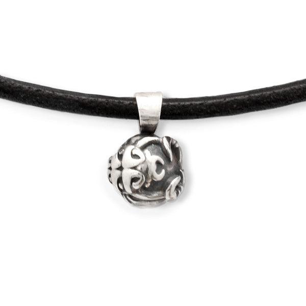 Talisman silver Scorpio horoscope pendant on leather HpSC - Annika Rutlin