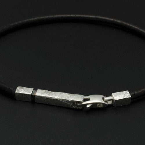Ixion silver & leather bracelet XB21 - Annika Rutlin