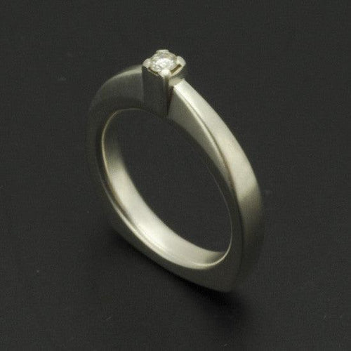 Idun 3mm brilliant cut solitaire diamond ring IR20SD - Annika Rutlin