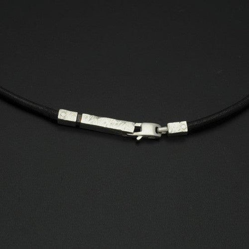 Ixion silver & leather necklace XP41 - Annika Rutlin