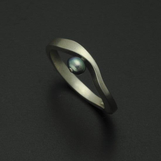 Luna Pearl Stacking Ring LR01-BP - Annika Rutlin