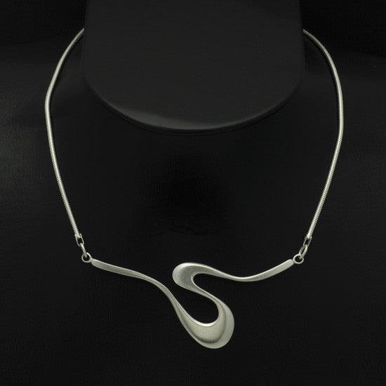 SilverTide wave Necklace TN49S - Annika Rutlin