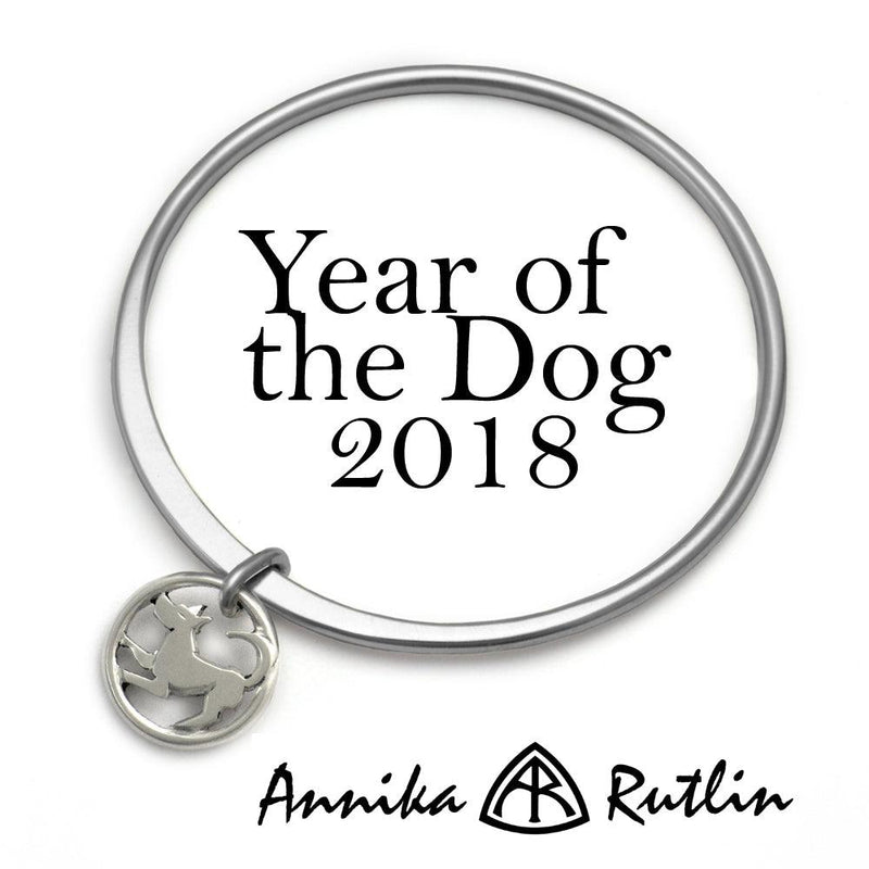 Year of the dog designer silver jewelry collection Annika Rutlin