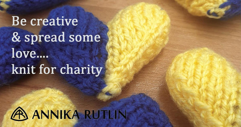 Free heart pattern - knitting for charity, Covid, hospitals & Ukraine - Annika Rutlin