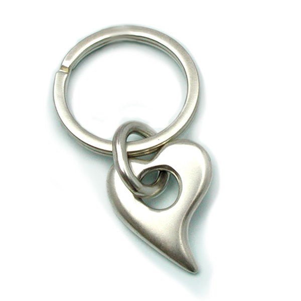 Amitie Silver Heart Keyring AKH75 - Annika Rutlin