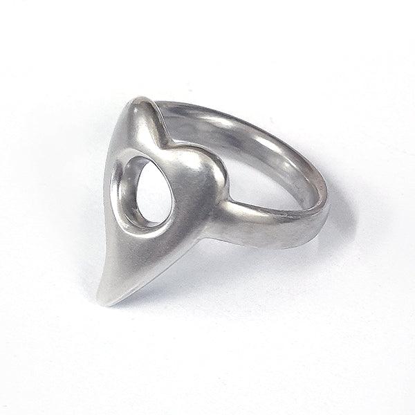 Amitie Silver Heart Ring ARH02 - Annika Rutlin