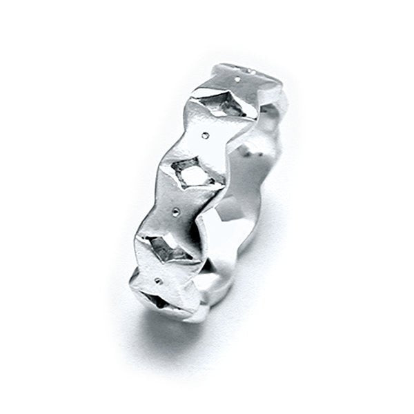 Aniara flower star band ring SFR03P - Annika Rutlin