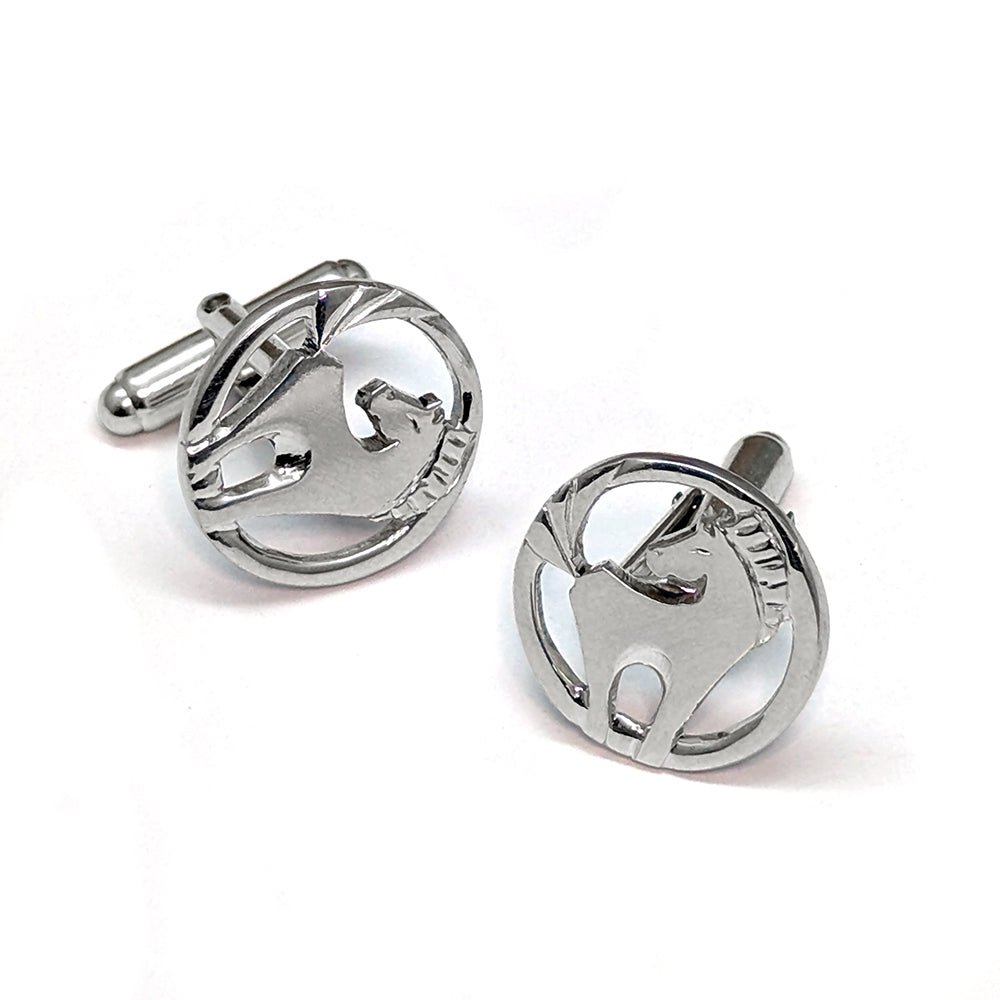 Year of the Horse Silver Cufflinks YRH - CL6 - Annika Rutlin