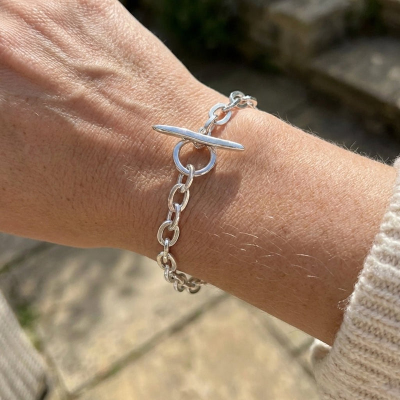 Goddess Tara Integrity T - bar faceted chain bracelet WTB61 - Annika Rutlin