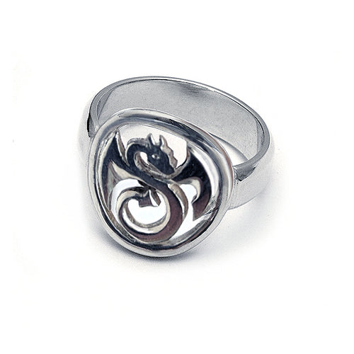 Annika Rutlin silver dragon ring contemporary jewellery