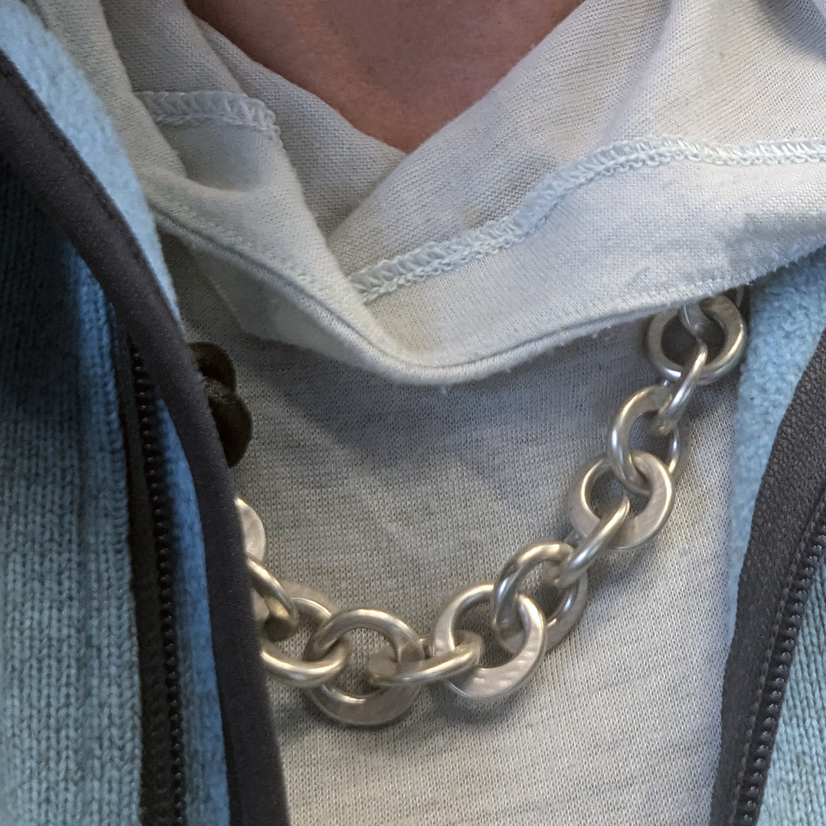 Idun Forged Link Chain Necklace IN77 - Annika Rutlin