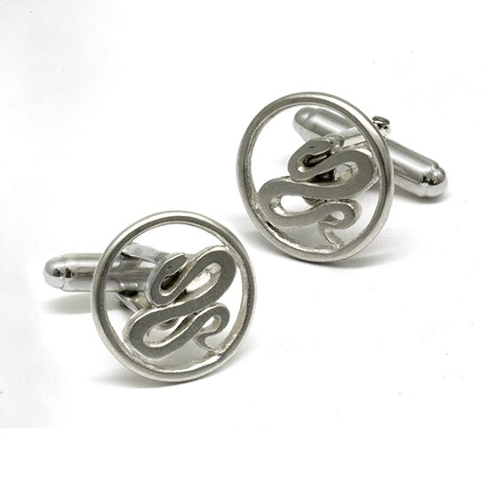 Year of the Snake Silver Cufflinks YRS - CL6 - Annika Rutlin