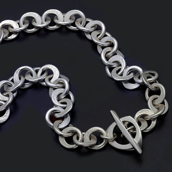 Idun Forged Link Chain Necklace IN77 - Annika Rutlin