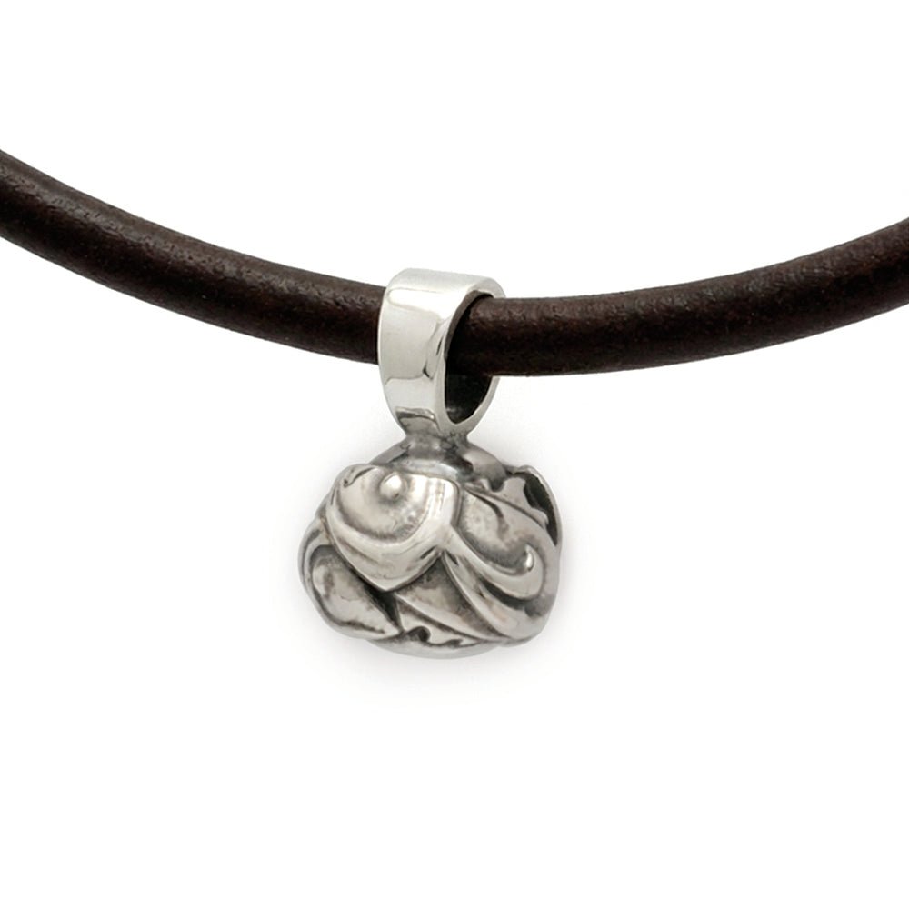 Solid Silver Pisces Pendant on Leather | The Fishes | Horoscope Necklace Talisman Collection HpPl - L - Annika Rutlin