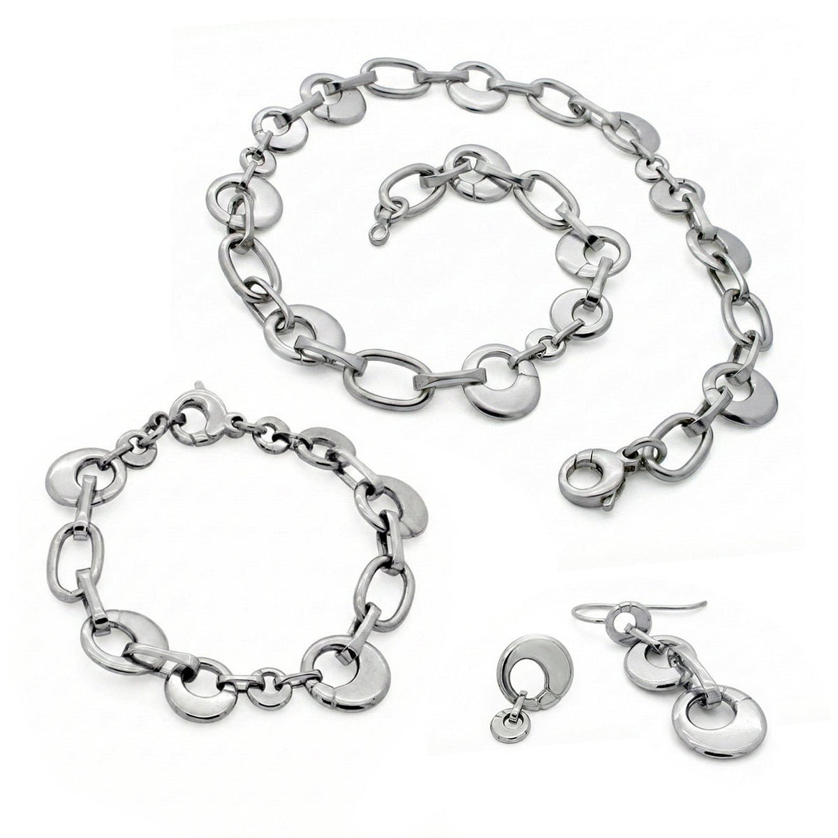 Sterling Silver Parure | Contemporary Scandinavian Design | Annika Rutlin Solstice Collection OBPE1 - Annika Rutlin