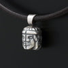 Annika Rutlin starsign Gemini solid silver pendant on leather