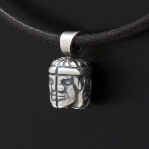 Annika Rutlin starsign Gemini solid silver pendant on leather