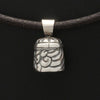 Talisman silver Gemini horoscope pendant on leather necklace - Annika Rutlin