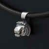 Annika RutlinLeo lion head lucky silver pendant