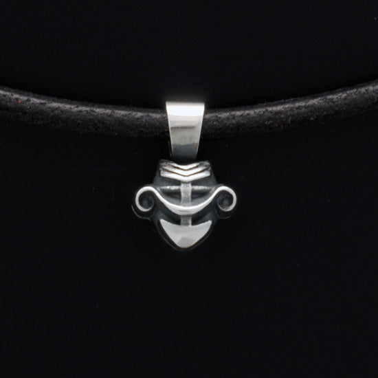 Annika Rutlin solid silver sagittarian bow and arrow horoscope pendant