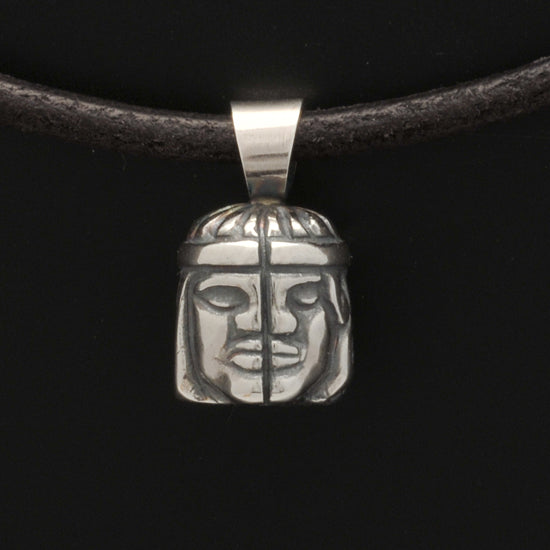 Annika Rutlin Gemini twins zodiac silver pendant