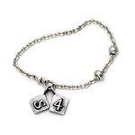 Alphabet Double Charm Bracelet A2B - Annika Rutlin