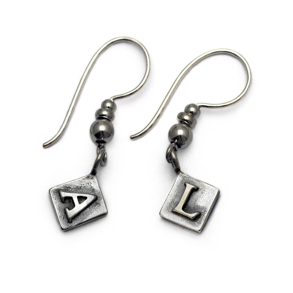 Alphabet hookwire earrings ALHW - Annika Rutlin