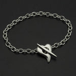 Sterling Silver Designer Heart Bracelet ABH42  from the Amitie collection by Annika Rutlin