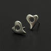 Amitie small heart stud earring AEH20 - Annika Rutlin