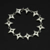 Aniara star flower link chain bracelet SFB72P - Annika Rutlin