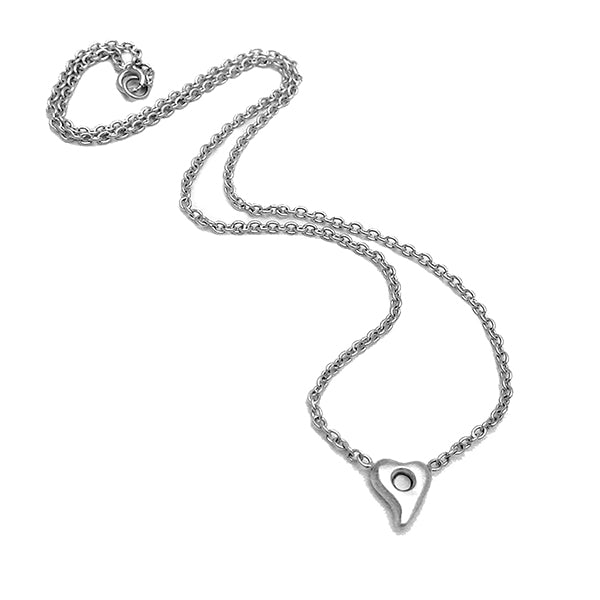 Amitie Petite Heart Chain Necklace ANH50 - Annika Rutlin