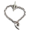 Annika Rutlin heart jewellery solid silver chain bracelet
