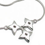 Annika Rutlin three pointed star necklace in sterling silver by Annika Rutlin