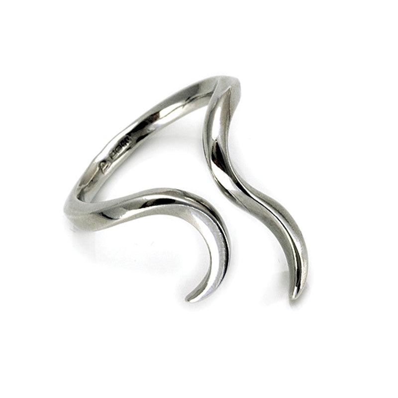 Goddess Tara Divination extended tendrils silver ring WTR07 - Annika Rutlin