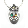 Annika Rutlin Kindred medium pendant representing the family in gemstones and sterling silver with designer jewellery