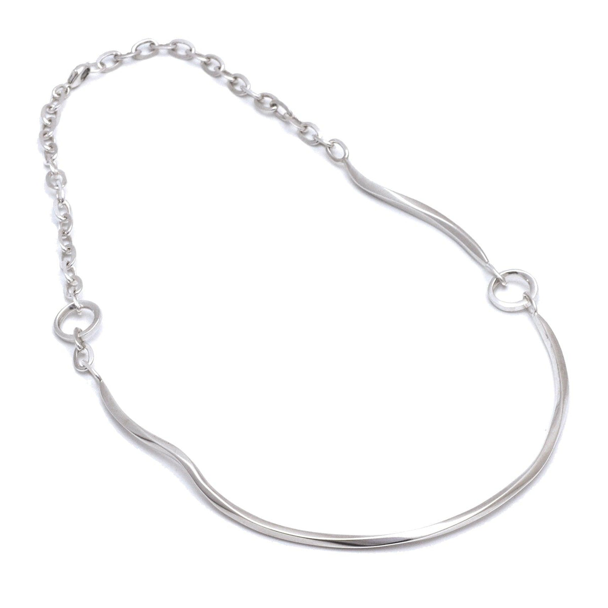 Goddess Tara Calm solid bar and chain Necklace WTN52C - Annika Rutlin