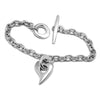 Annika Rutlin heavy heart chain bracelet solid sterling silver jewellery