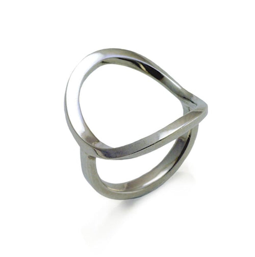 sterling silver designer saddle style ring by Annika Rutlin jewellery