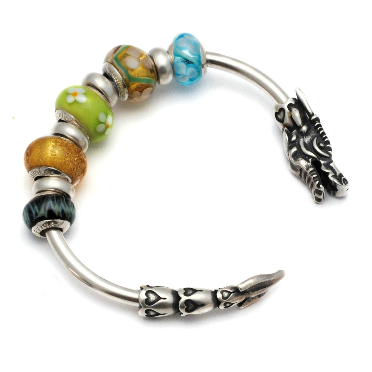 Wild World Talisman Dragon Bead Keeper Bangle DBKB - Annika Rutlin