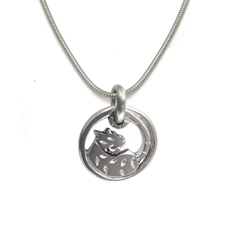 Year of the Tiger pendant on snake chain YTT-NS2 - Annika Rutlin