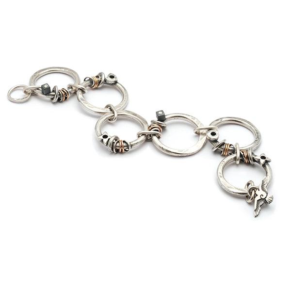 Raven Big Loop Stoneset Bracelet RB50 - Annika Rutlin