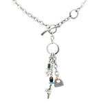 Annika Rutlin Raven collection multi drop silver necklace